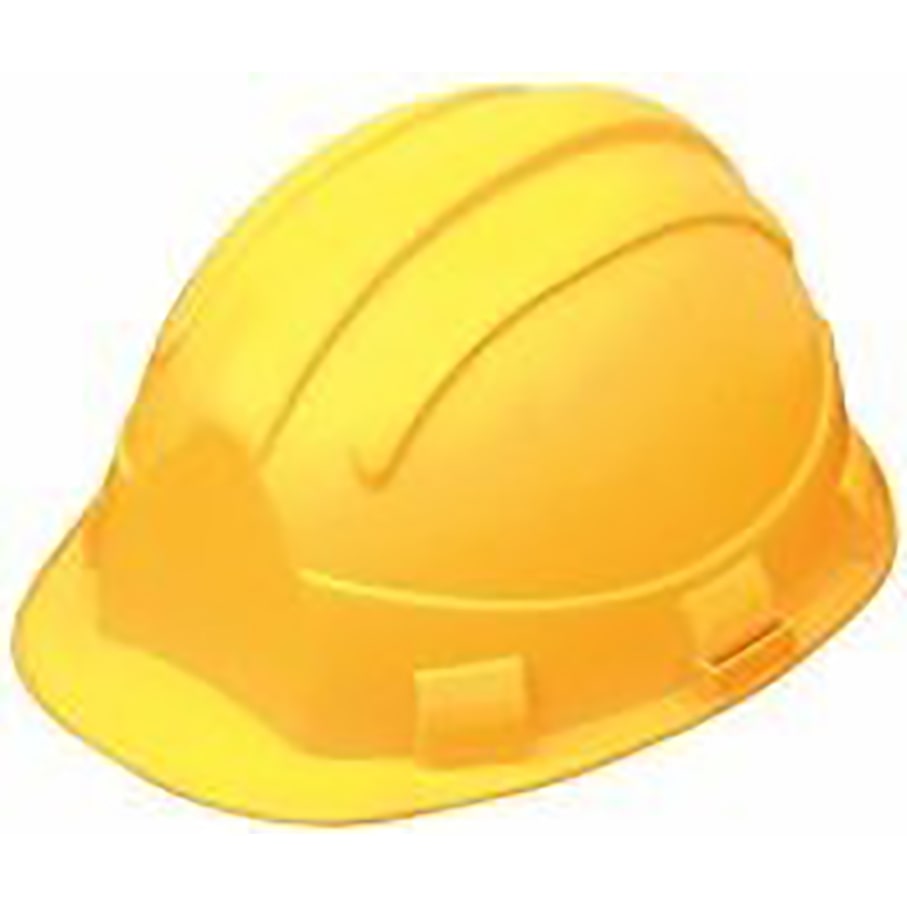 Casco albañil amarillo