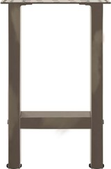 thumbnail of vidaXL Couchtischbeine Naturstahl 2 Stk. 38x(42-43) cm Stahl