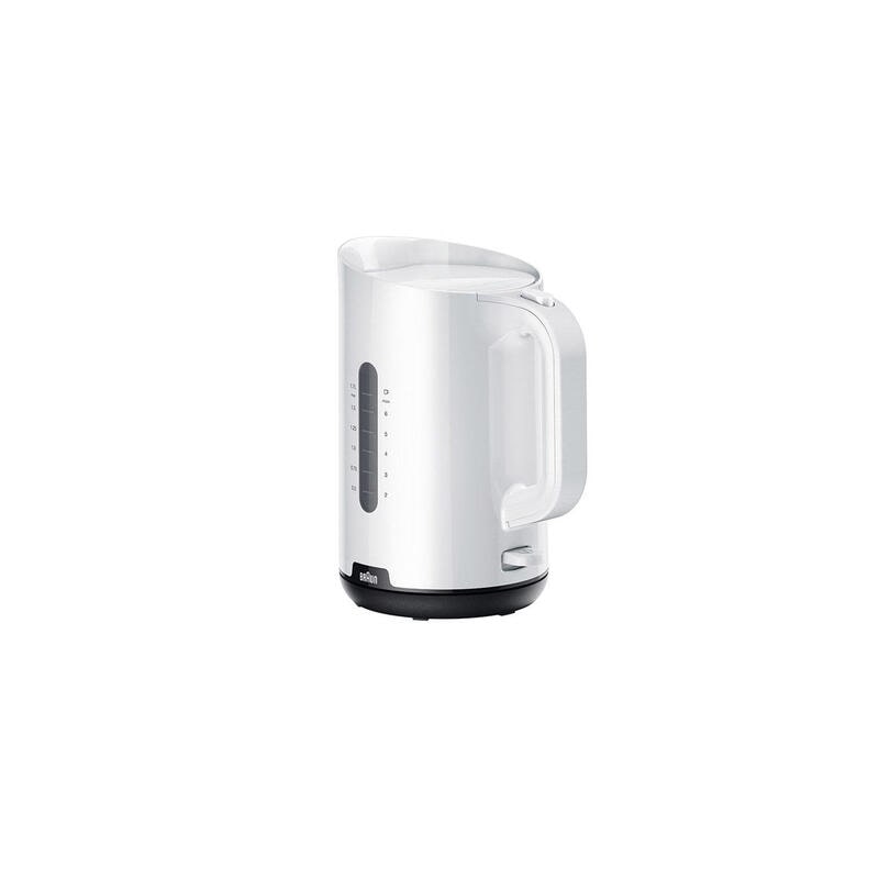 Braun wk1100wh wasserkocher con 360° drehbarem sockel, kapazitÄt 1,7 l, blanco