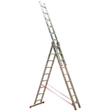 thumbnail of Scala in alluminio a 3 pezzi da 9 gradini lunghezza totale 5.30 metri - Promo Step triplice in alluminio