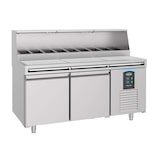 thumbnail of Combisteel pizzatafel met 2 deuren en 9x 1/3 GN bakken