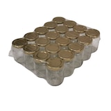 thumbnail of 20 Pots verre standard 125 gr (100 ml) avec capsules or