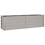 thumbnail of Helloshop26 - Jardinière bac lit surélevé plantes fleurs terrasse jardin de jardin rouillé 160 x 40 x 45 cm acier corten marron 02_0039862