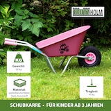 thumbnail of Kinderschubkarre Prinzessin Schiebkarre Metallschubkarre Gartenkarre Sandspielzeug