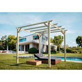 thumbnail of Pérgola madera LEÓN • 420x420 cm • tratada • madera maciza
