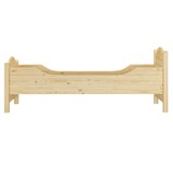thumbnail of Seniorenbett extra hoch Rollrost Matratze 90x200 Massivholz Holzbett Gästebett 60.40-09FLM