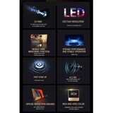 thumbnail of Vidéoprojecteur LED HD 1080P Portable 80 Lumens Home Cinema Avec Télécommande Jaune YONIS