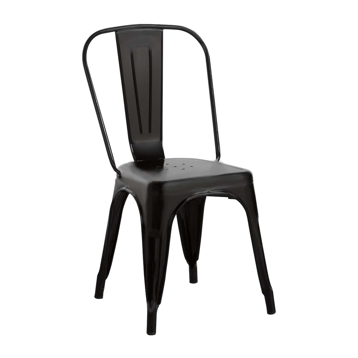 Cadeira Industrial Strong Preto 45x51x85cm Thinia Home