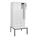 thumbnail of C+P Z-Spind Classic PLUS, Bank, 6 Abteile, 2120x900x815mm, 9016/9016