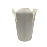 thumbnail of 500 Weiße Faltboxen Asiaboxen Ø 80-85 x 95 mm 500ml Dönerboxen Pommesboxen