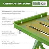 thumbnail of mobiler Schweißtisch höhenverstellbar  77-92 cm klappbar Stahl stufenlos neigbar bis 90° Räder Griff
