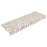 thumbnail of vidaXL Treppenmatten Selbstklebend Sisal-Optik 15 Stk. 65x21x4cm Creme