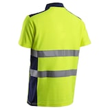 thumbnail of Polo de travail manches courtes haute visibilité anti UV  OKI jaune|marine T.M Coverguard