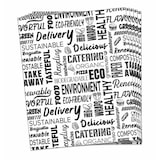 thumbnail of MONOUSO - Papel Anti-Gordura “Paraules” 20x24,5 cm (1.000 Uds)