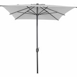 thumbnail of SIENA GARDEN Isa Mittelstockschirm anthrazit/stone 200x300 cm M32095