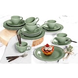 thumbnail of Seltmann Weiden Beat Color Glaze Untertasse ø 16,7 cm 6er Set - Salbeigrün