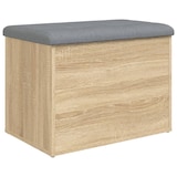 thumbnail of Sitzbank JONA mit Stauraum Sonoma-Eiche 62x42x45 cm | Aufbewahrungsbank Flurbank Garderobenbank