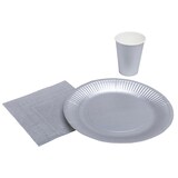 thumbnail of Pronappe 79311I 35x 10 runde Pappteller, 23 cm - Silber