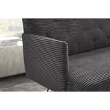 thumbnail of KAWOLA Esszimmerbank CHARME Cord grau 206cm