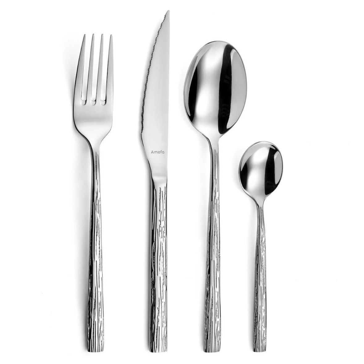 Amefa Caligrafieset van 24 besteksets, roestvrij staal 18/0, 4 mm