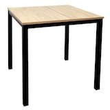 thumbnail of Mesa roble claro baja Troya 70x70 HOBETO