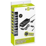 thumbnail of Goobay 55001 81 W Notebook-Netzteil, Schwarz, 1.6 m - inkl. 1x USB- und 8x DC-Adapter, 12 V - 22 V bis max. 6 A