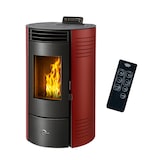 thumbnail of Poêle à granulés étanche Azora 11,6 kW Bordeaux Sannover