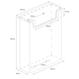 thumbnail of Prospektbox, Flyerbox DIN A4, wetterfest mit Deckel