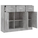 thumbnail of Helloshop26 - Buffet Sideboard Kommode Kleiderschrank Aufbewahrungsmöbel Organizer für Küche Wohnzimmer Lounge 91 x 28 x 75 cm 02_0032125