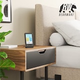 thumbnail of BEARWARE - Wetterstation Funk mit Farbdisplay und Außensensor - DCF Signal - DST - Innen und Außentemperatur - Temperaturwarnung Alarm Frostalarm