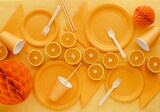 thumbnail of 50x Wabenball, Orange, 20 cm