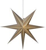 thumbnail of Papierstern Point Leuchtstern Weihnachtsstern Faltstern hängend 60cm creme