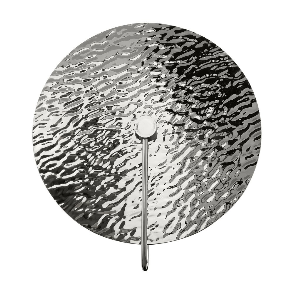Applique Contemporanea Mare Metallo Cromo 1 Luce