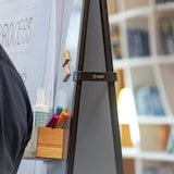 thumbnail of Agiles Whiteboard Meet up Rahmen schwarz 900x1800x17mm.