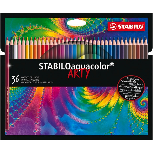 STABILO 36 crayons de couleur aquarellables STABILOaquacolor ARTY