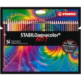 thumbnail of STABILO 36 crayons de couleur aquarellables STABILOaquacolor ARTY