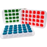 thumbnail of Migros IJsblokjesvorm  - 1 Set van 3 stuks - 72 ijsblokjes - Silicone Drukkers - BPA vrij