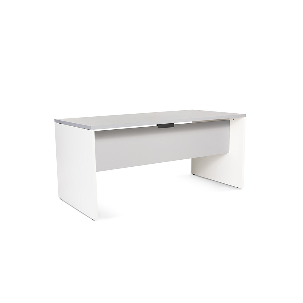 Rocada mesa de oficina serie work160x80 blanco / gris