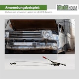 thumbnail of Handhebelseilzug Seilwinde Flaschenzug Hebezug Seilzug 2000 kg kraftvolle Übersetzung