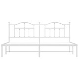 thumbnail of vidaXL Bedframe met hoofdbord metaal wit 193x203 cm