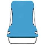 thumbnail of Helloshop26 - Tumbonas plegables 2 piezas acero y tela azul 02_0011932