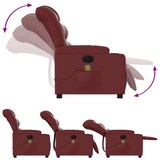 thumbnail of vidaXL Massagesessel Elektrisch Weinrot Kunstleder