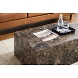 thumbnail of SalesFever Salontafel 90 x 60 cm | rechthoekig | MDF verijdeld in marmerlook | B 90 x D 60 x H 35 cm | Bruin