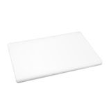 thumbnail of Tabla de cortar extra gruesa Hygiplas de LDPE blanca, 45 x 30 x 2 cm