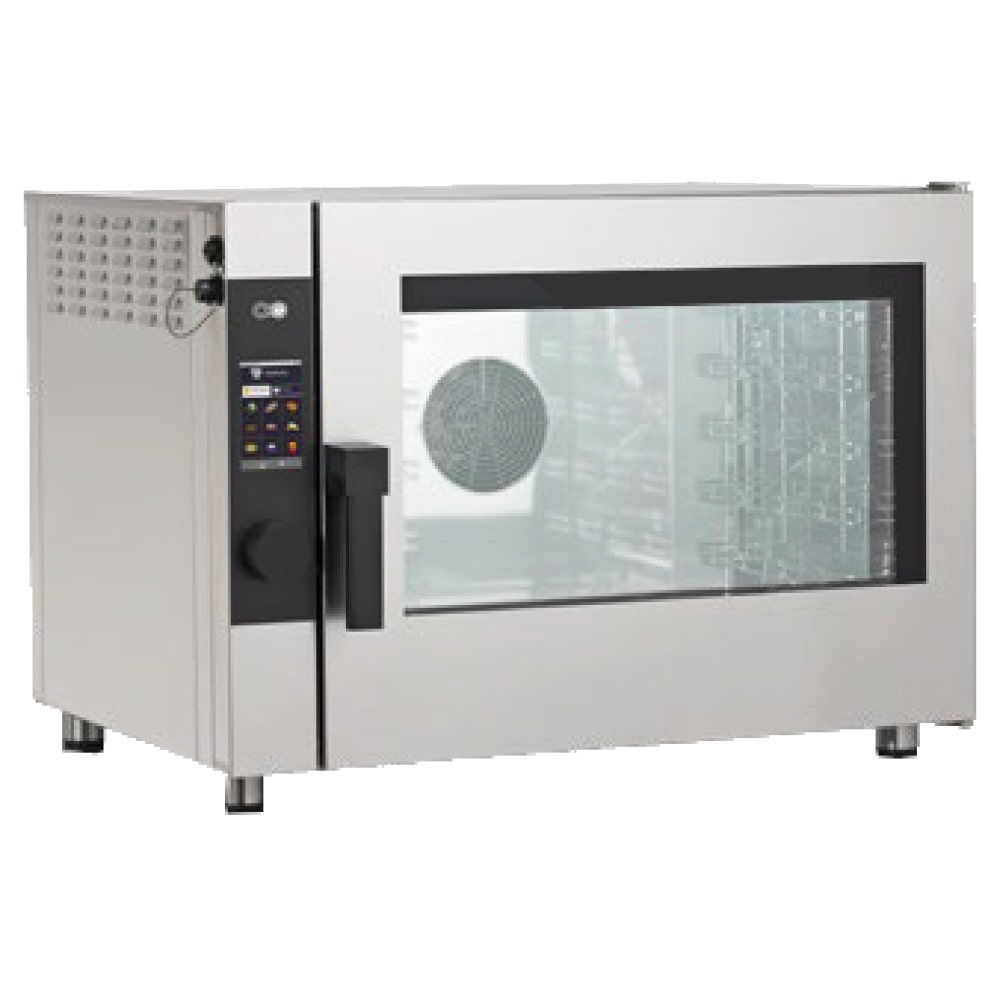 EURAST - Combi-gas oven met automatische reiniging 5 gn 1/1 of en - 900x750x720 mm - 9,5 Kw + 300 W 230/1V - 41RW5GTM