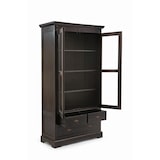 thumbnail of SIT Möbel Acacia vitrinekast | 2 deuren met glasinzet, 3 laden | antiek afwerking | B 98 x D 44 x H 183,5 cm | 09804-30 | Serie SAMBA