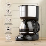 thumbnail of Barista Filterkaffeemaschine - Glaskanne, Digitaldisplay, Timer, Permanentfilter