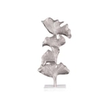 thumbnail of Sculpture Ginkgo fonte argent 20x41 cm -  Argent / Métallique Rectangulaire Fonte émaillée Table Passion 20.00x17.00 cm