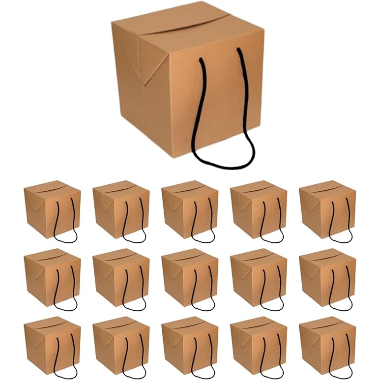 Caixas presente cubo 150x150x150 mm (conjunto de 25)