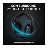 thumbnail of Logitech G G533 Wireless Gaming Headset Kopfhörer Kabellos Kopfband Schwarz